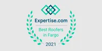 Expertise.com Best Roofers in Fargo 2021 award badge